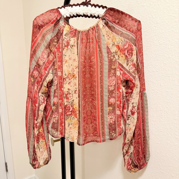 NWT, Autres Filles Boho Blouse, Sz XS - Picture 8 of 10